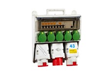 Breaker panel, 400V, 20 kW, 32 amp, CEE