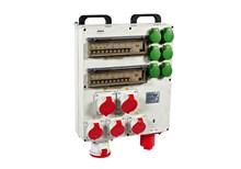 Breaker panel, 400V, 40 kW, 63 amp, CEE