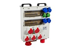 Breaker panel, 400V, 40 kW, 63 amp, CEE