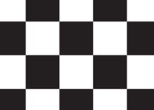 Vinyl flooring, black/white chequered