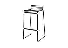 Hay Hee barstool, black