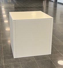 Module podium, White, H:80 cm, L: 80 cm W: 80 cm