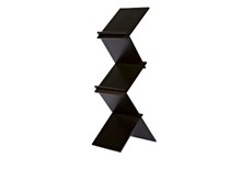 Brochure stand, black